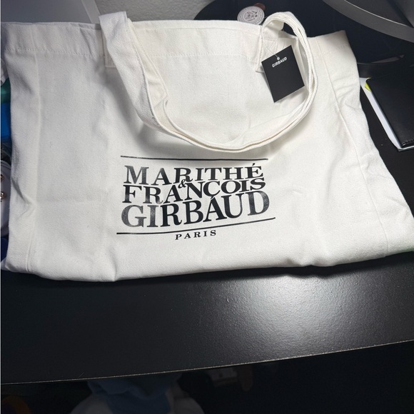 Handbags - Marithe Francois Girbaud Paris Canvas Tote Bag NWT With Logo